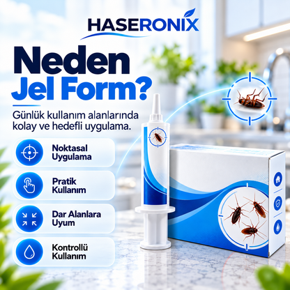 HASERONIX Hamam Böceği Jeli 20 g – Noktasal Uygulama